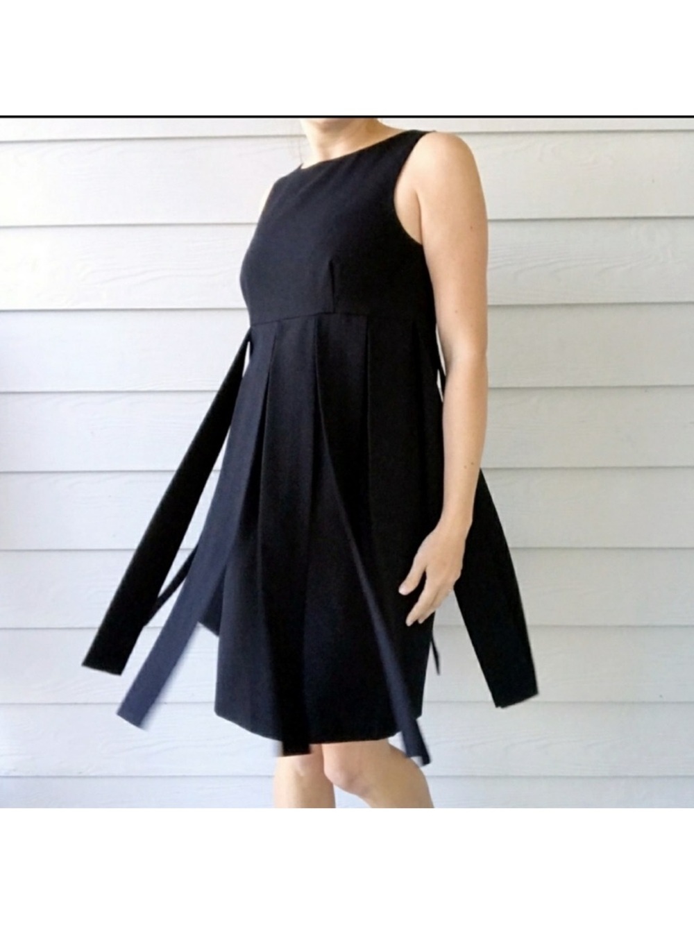 Cabi Sleeveless Empire Waist Flapper Dress 236 - Picture 3 of 6
